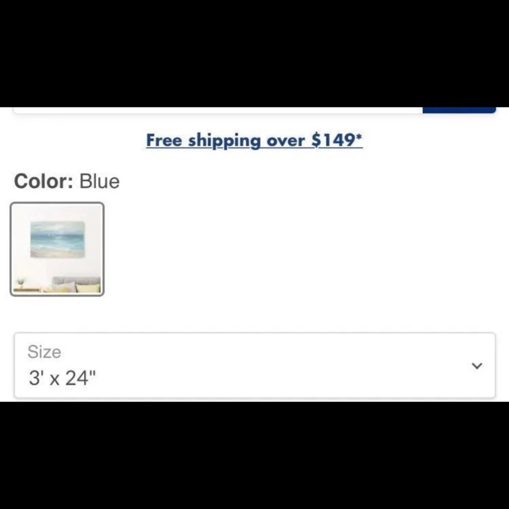 Canvas wall art-pier one imports - Picture 2 of 2
